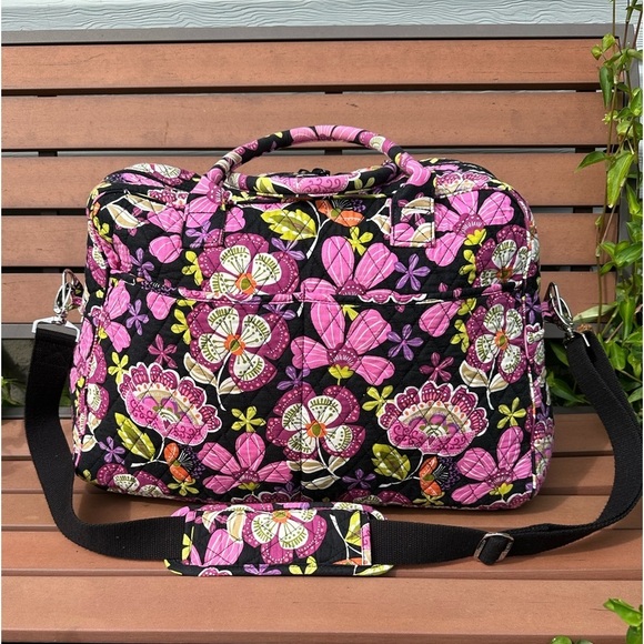 Vera Bradley Pirouette Pink Travel Bag and Pill Case - Picture 1 of 14